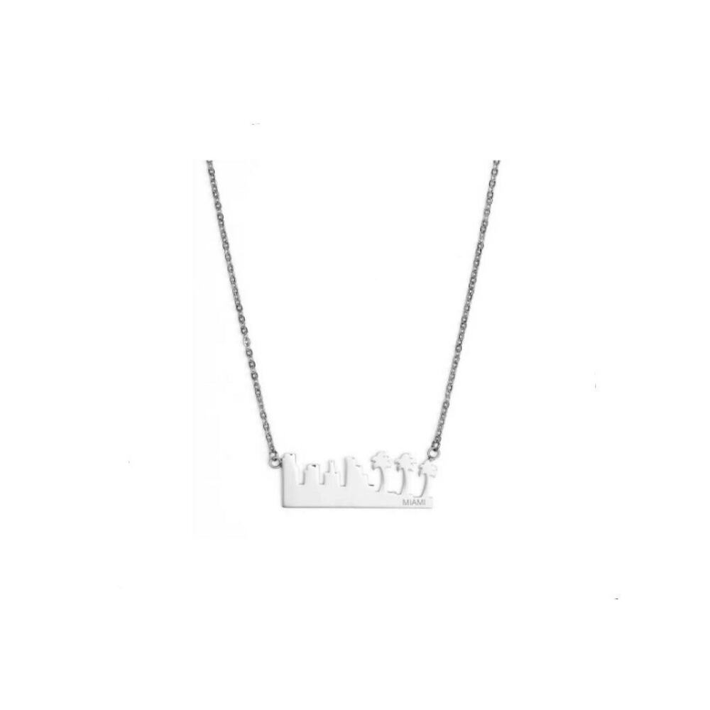 Covet 'Miami' Pendant Necklace Silver